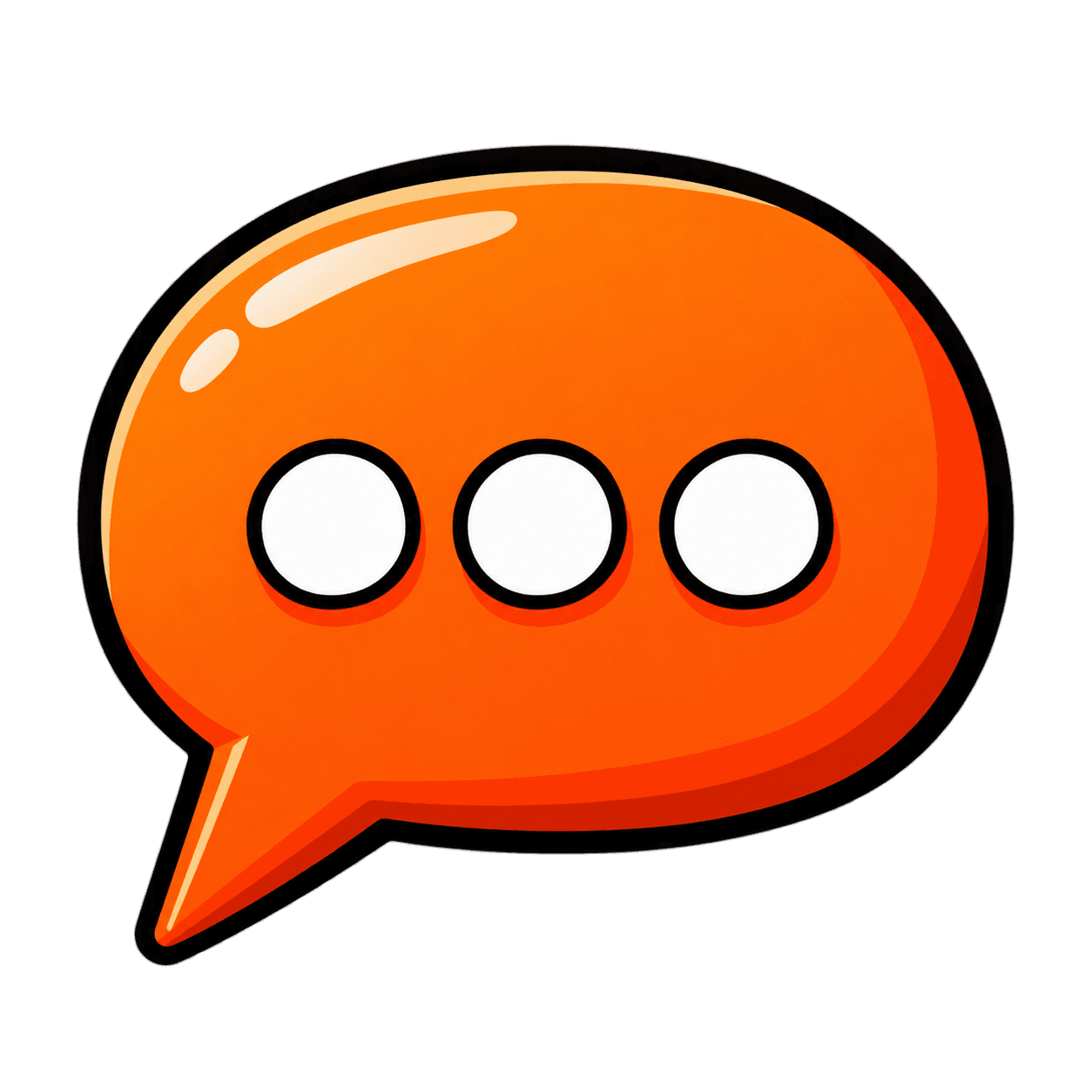 Comment reaction sticker