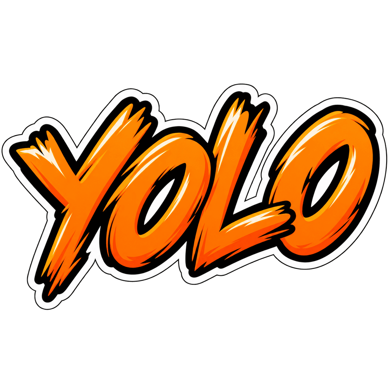YOLO reaction sticker